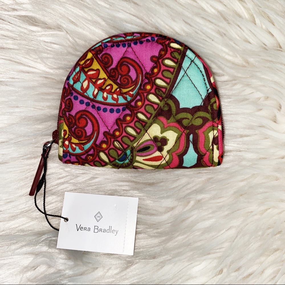 Vera Bradley Resort Medallion Zip Coin Purse
